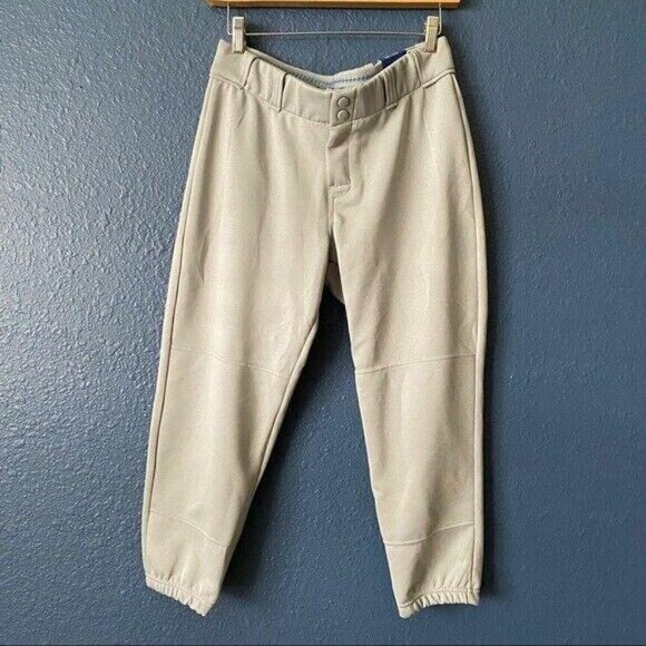 NWT Worth Gray Softball Pants Capri Length Large - Picture 1 of 8